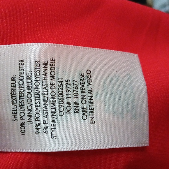 Alice + Olivia Susana Strappy Faux Wrap High Low Red Dress with Belt - Picture 5 of 8